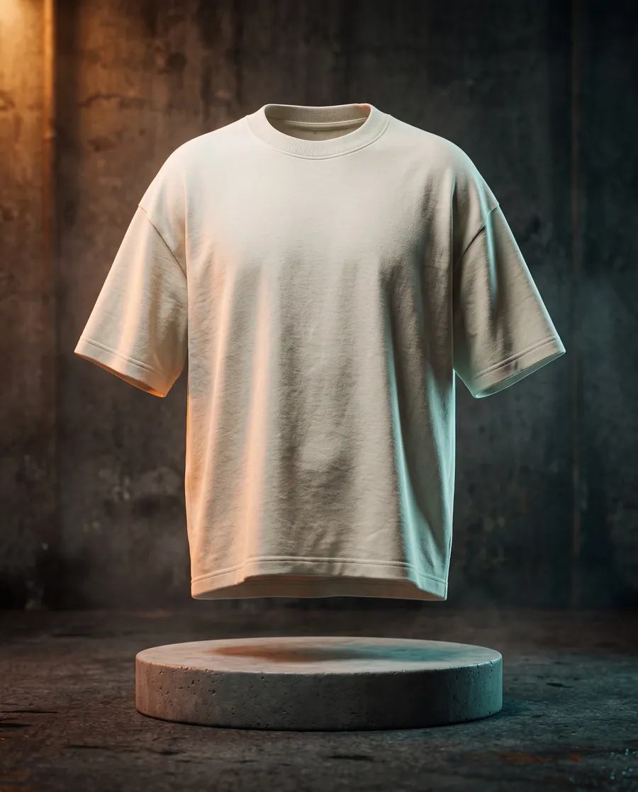 Camiseta boxy off-white